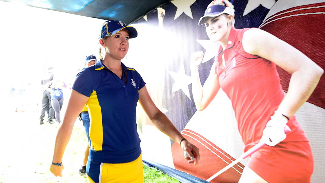 Team Europe's Solheim Cup trash talk heats up